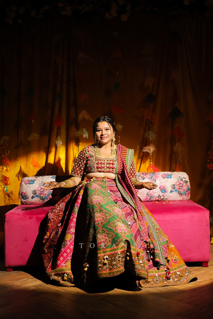 Darshika Agarwal in our Rangili Meenakshi Lehenga Set