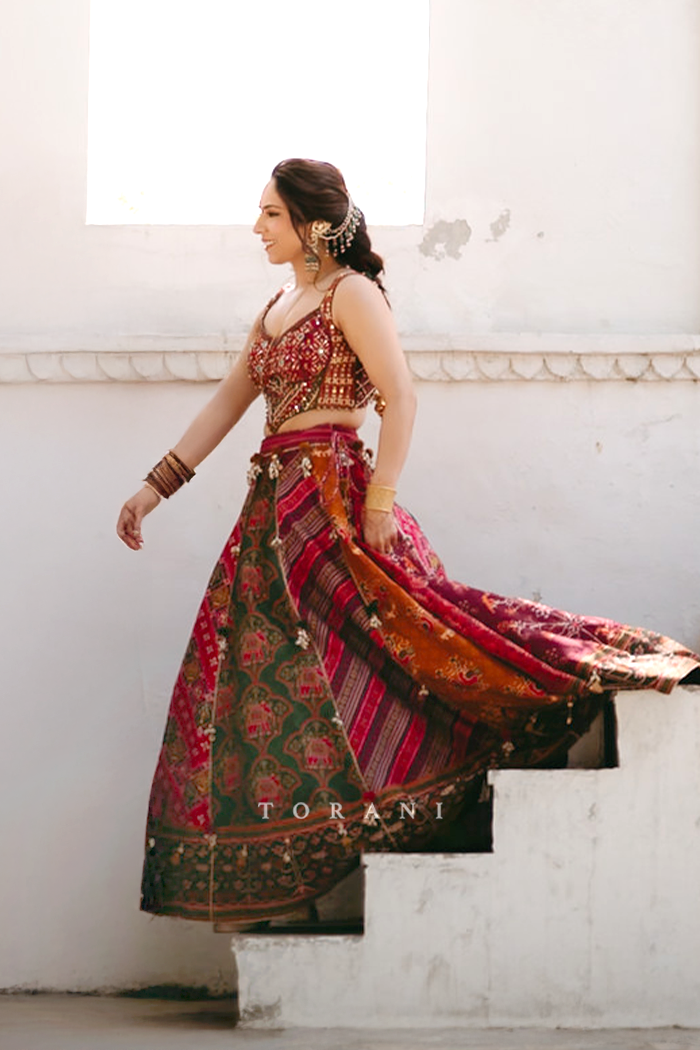 Tanya Mansharamani in our Rangili Meher Lehenga Set