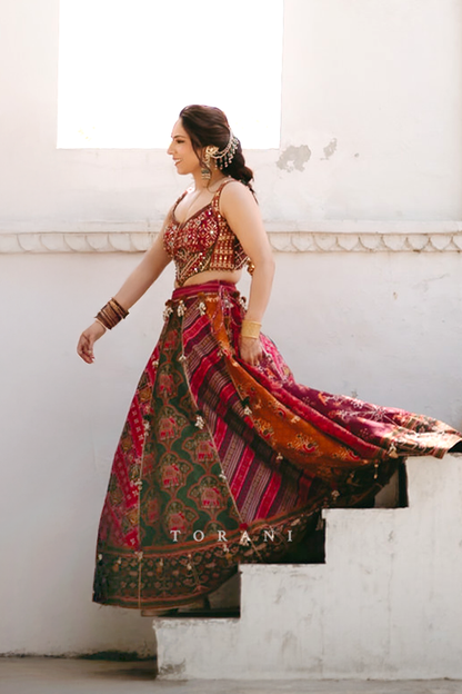 Tanya Mansharamani in our Rangili Meher Lehenga Set