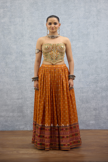 Kanak Mauri Corset Set
