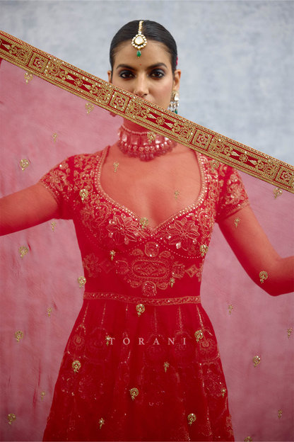 Lakshma Miral Anarkali Set