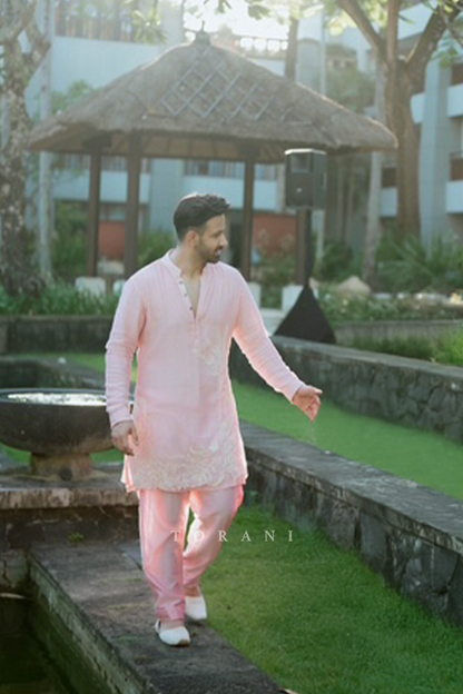 Paarth Kalra in our Gulaban Aditya Kurta Set