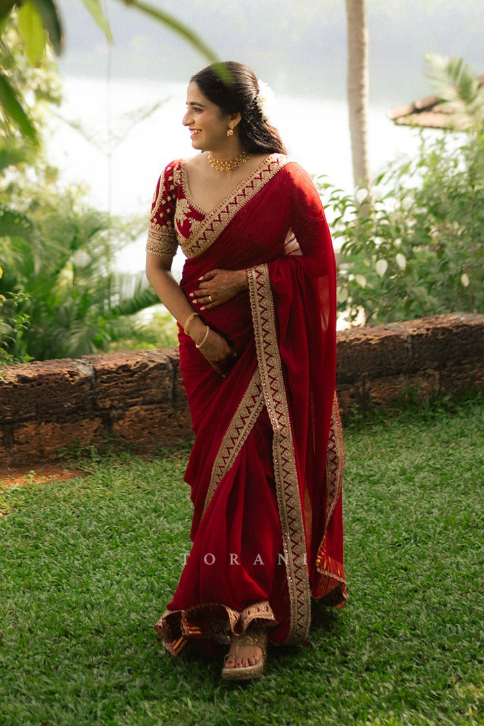 Vandana Vijayan in our Shamse Lasika Saree