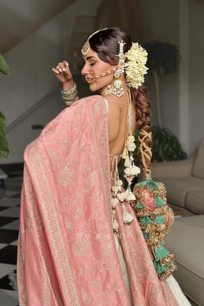 Komal Pandey in our Saroja Shreeja Malka Lehenga Set