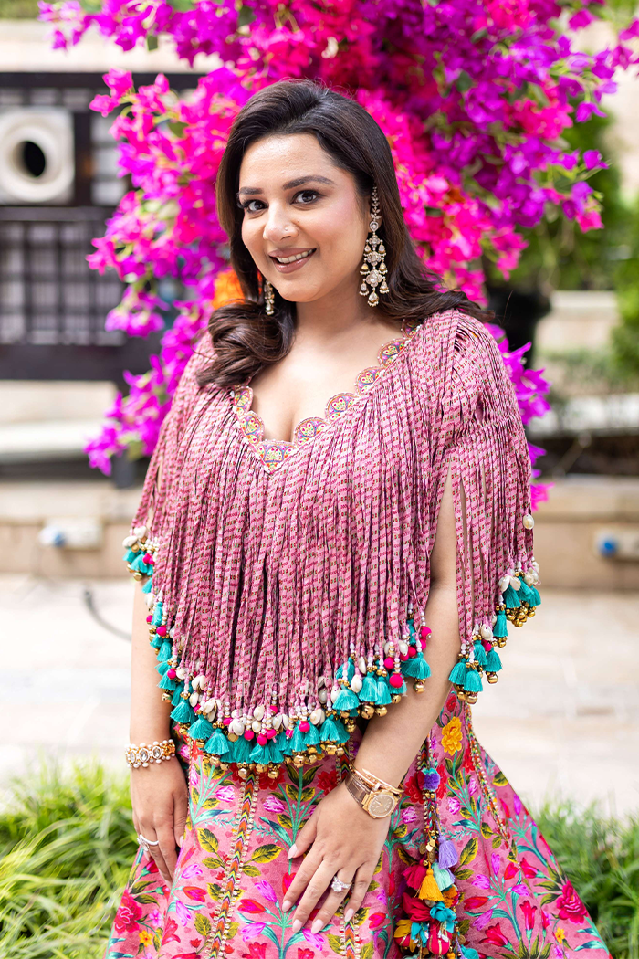 Disha B. Subramanium in our Dil Ruba Bhavi Lehenga Set