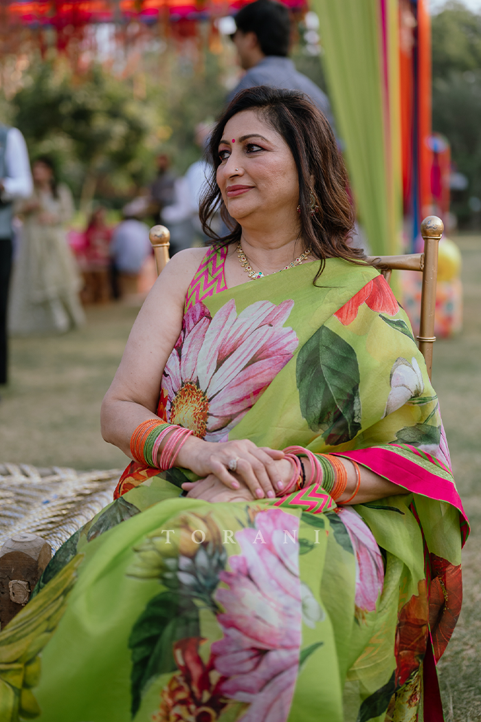 Mamta Sharma in our Angoori Leila Saree