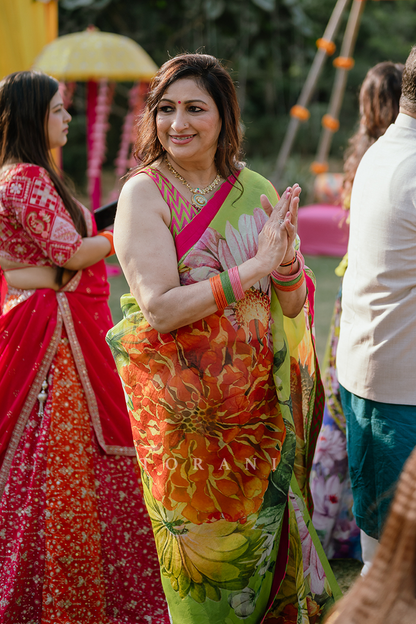 Mamta Sharma in our Angoori Leila Saree