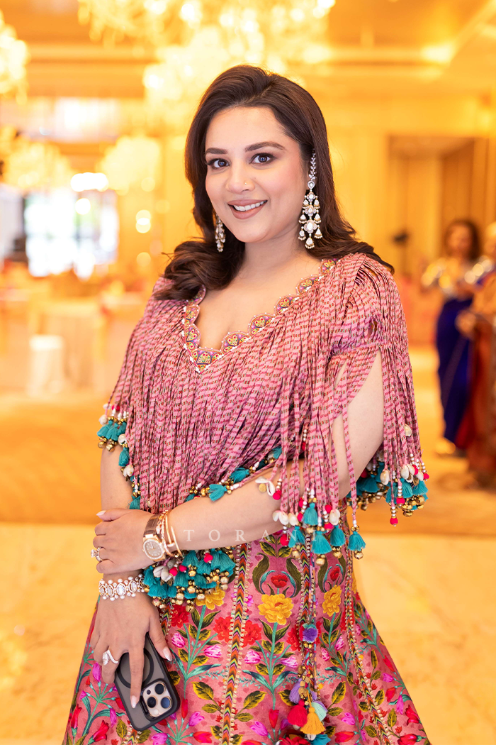 Disha B. Subramanium in our Dil Ruba Bhavi Lehenga Set