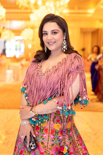 Disha B. Subramanium in our Dil Ruba Bhavi Lehenga Set