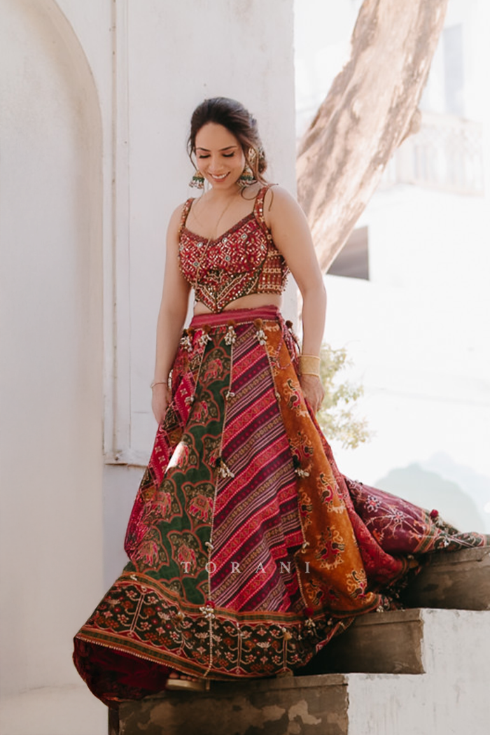 Tanya Mansharamani in our Rangili Meher Lehenga Set