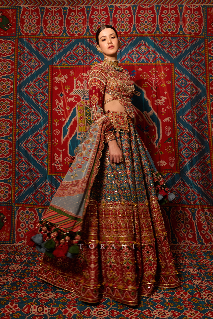 Shanaya Kapoor in our Kanak Varnaabha Lehenga Set