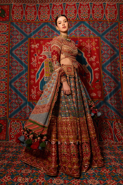 Shanaya Kapoor in our Kanak Varnaabha Lehenga Set