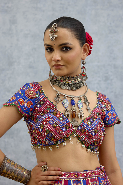 Niladri Surkhi Varna Blouse