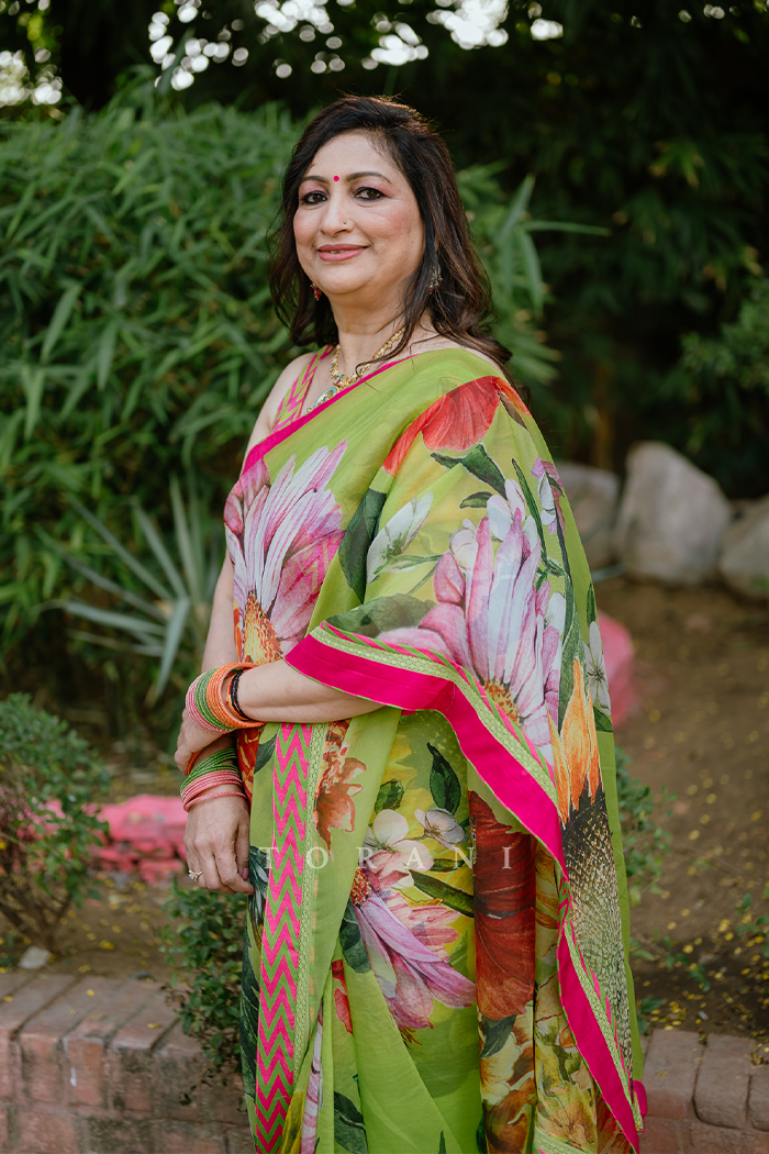 Mamta Sharma in our Angoori Leila Saree