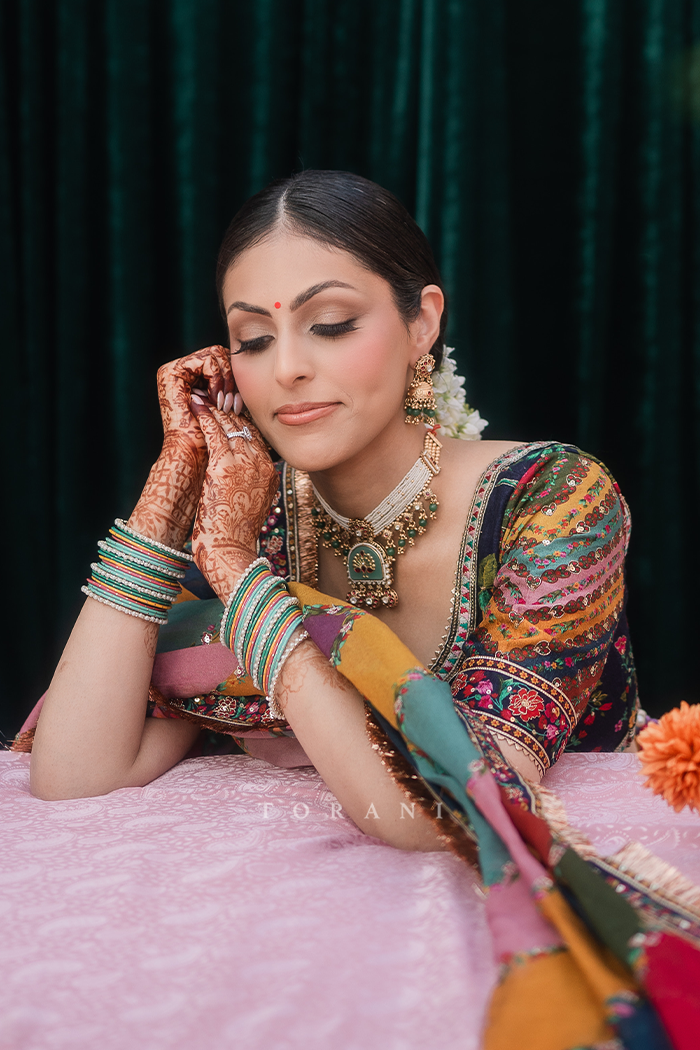 Harpreet Kaur in our Dil Rangrez Jiya Lehenga Set