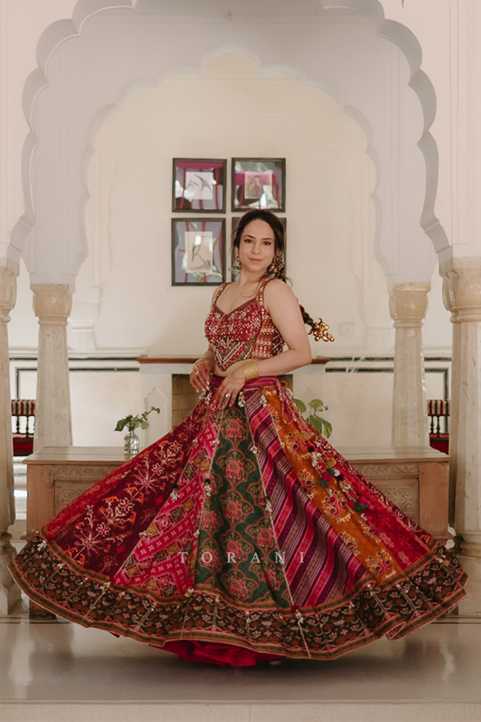 Tanya Mansharamani in our Rangili Meher Lehenga Set