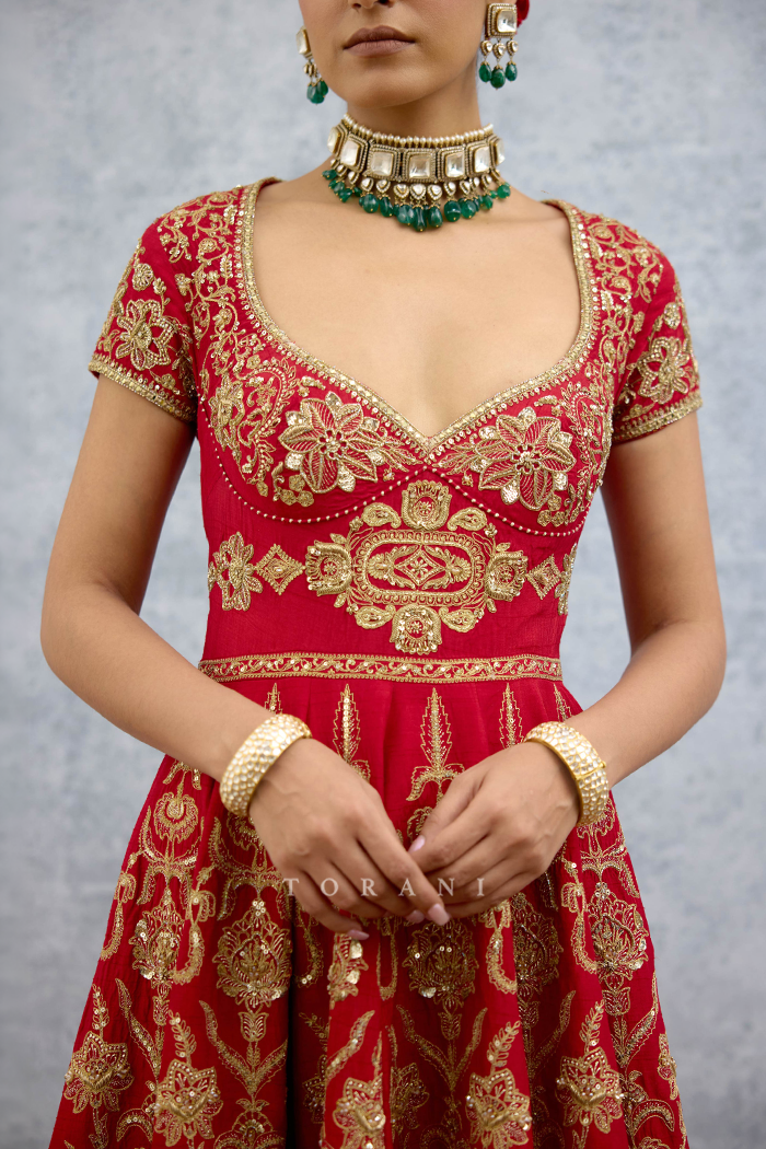Lakshma Miral Anarkali Set