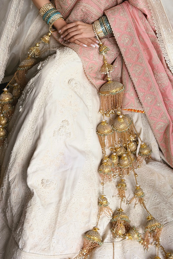 Komal Pandey in our Saroja Shreeja Malka Lehenga Set