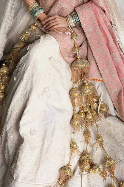 Komal Pandey in our Saroja Shreeja Malka Lehenga Set