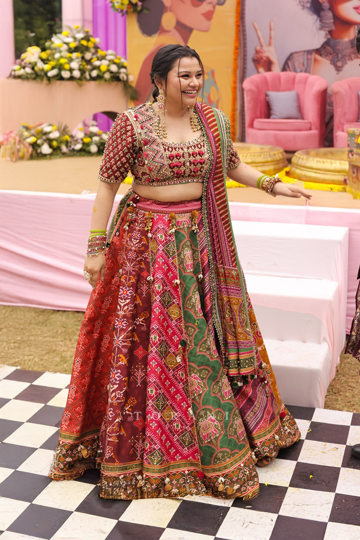 Darshika Agarwal in our Rangili Meenakshi Lehenga Set