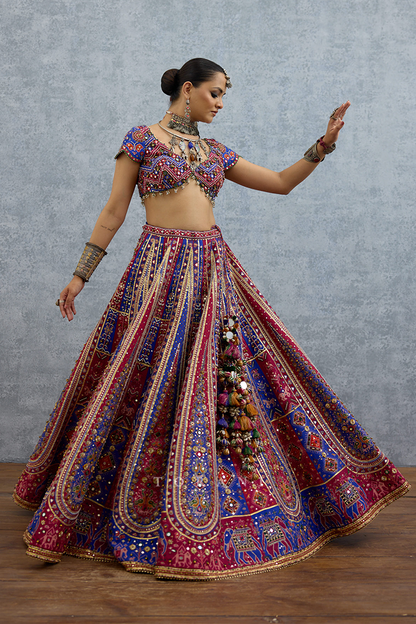 Niladri Surkhi Varna Lehenga Set