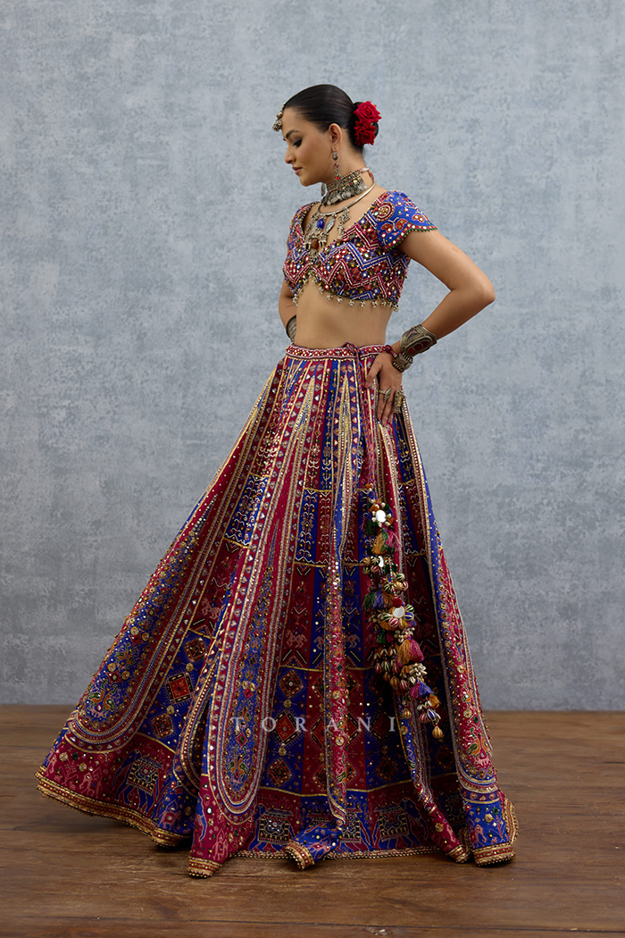 Niladri Surkhi Varna Lehenga Set