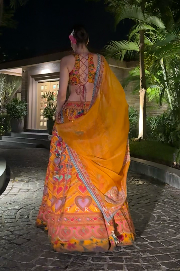 Diya Jaiswani in our Dil Seher Uma Lehenga Set