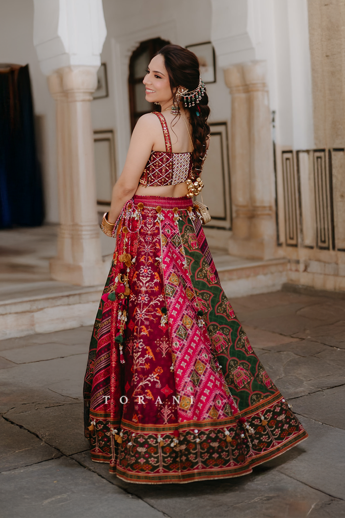 Tanya Mansharamani in our Rangili Meher Lehenga Set