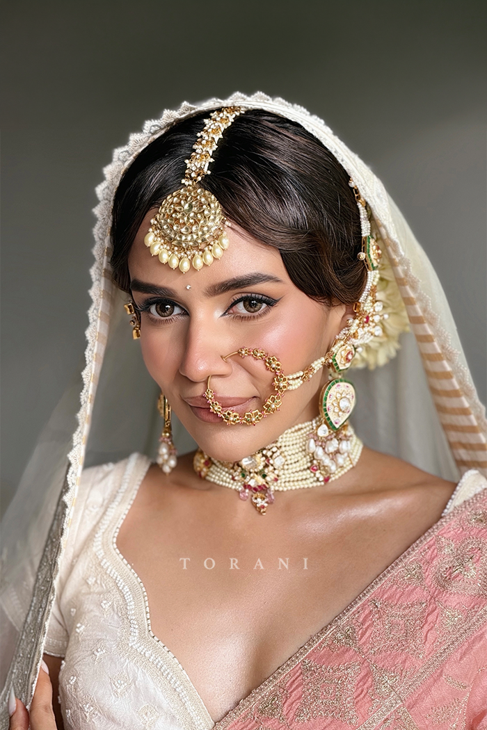 Komal Pandey in our Saroja Shreeja Malka Lehenga Set