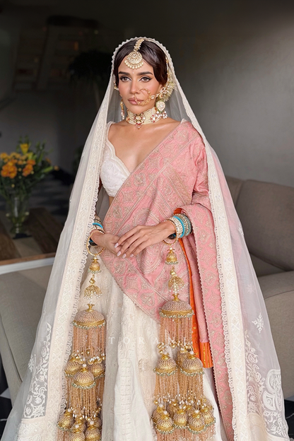 Komal Pandey in our Saroja Shreeja Malka Lehenga Set