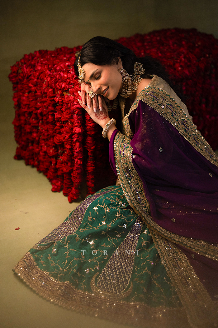 Ashna in our Custom Sabeena Sharara Set
