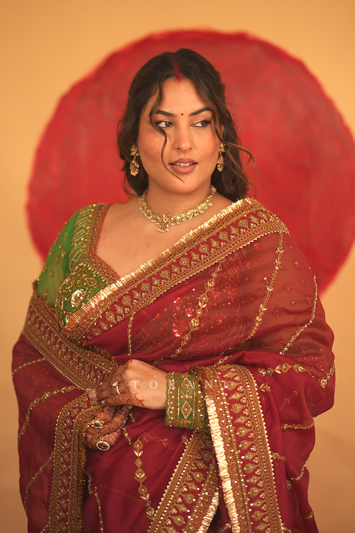 Sakshi Sindwani In our Saroja Ramani Saree Set