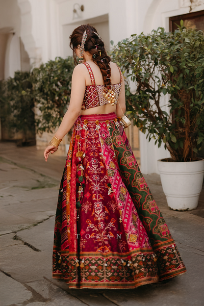 Tanya Mansharamani in our Rangili Meher Lehenga Set