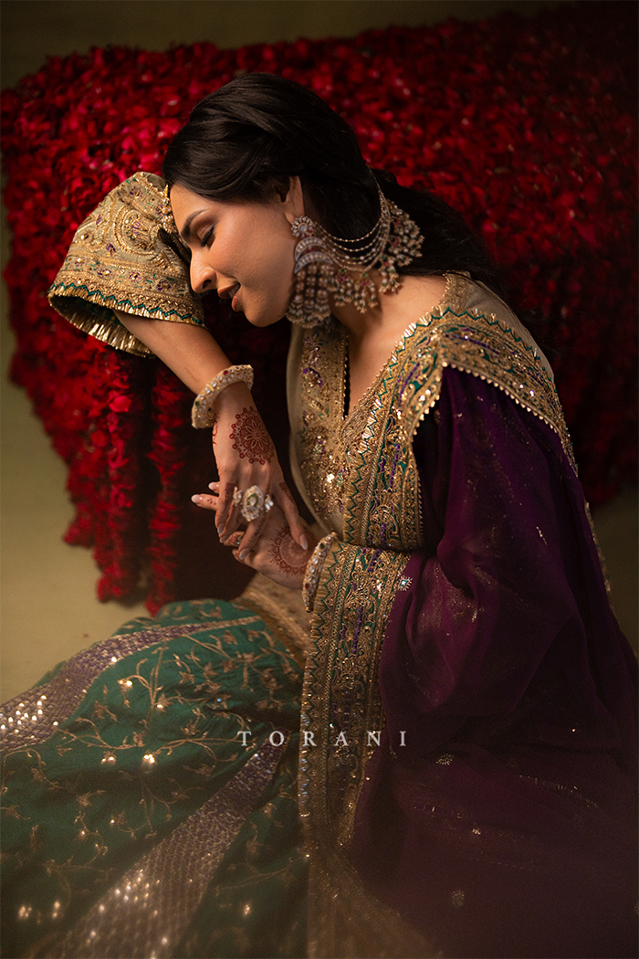 Ashna in our Custom Sabeena Sharara Set