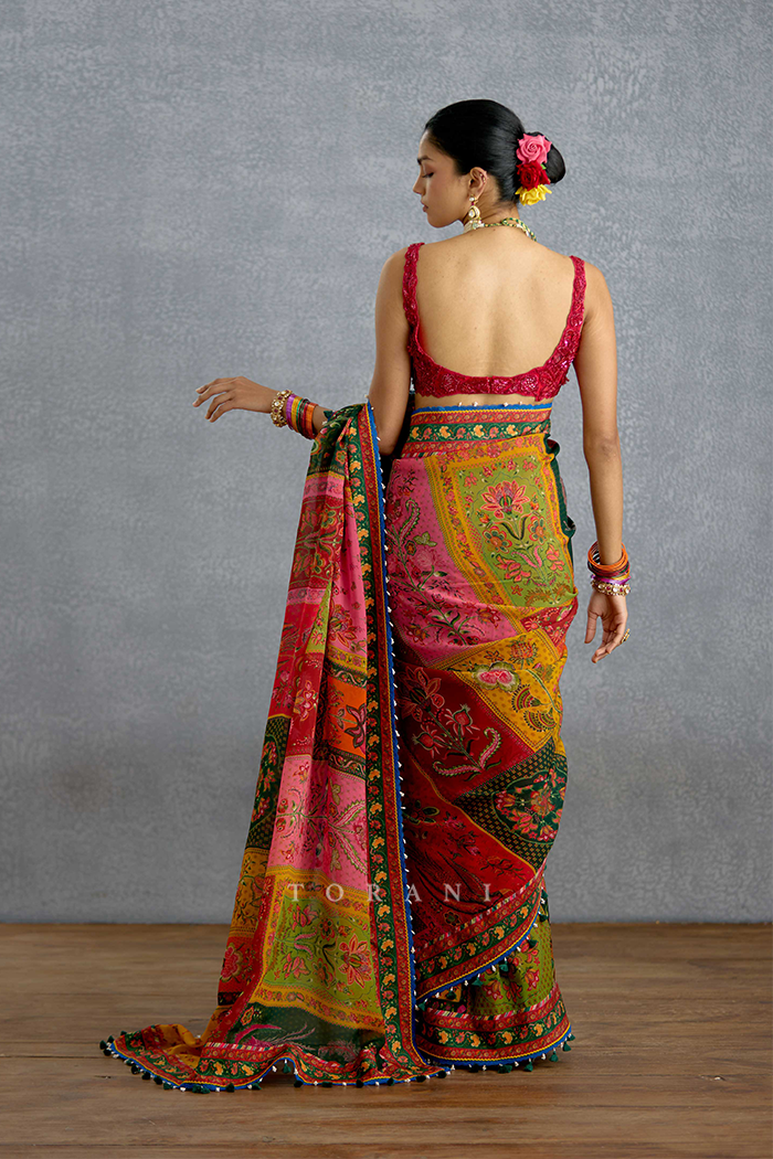 Surkh Pratima Kashish Blouse