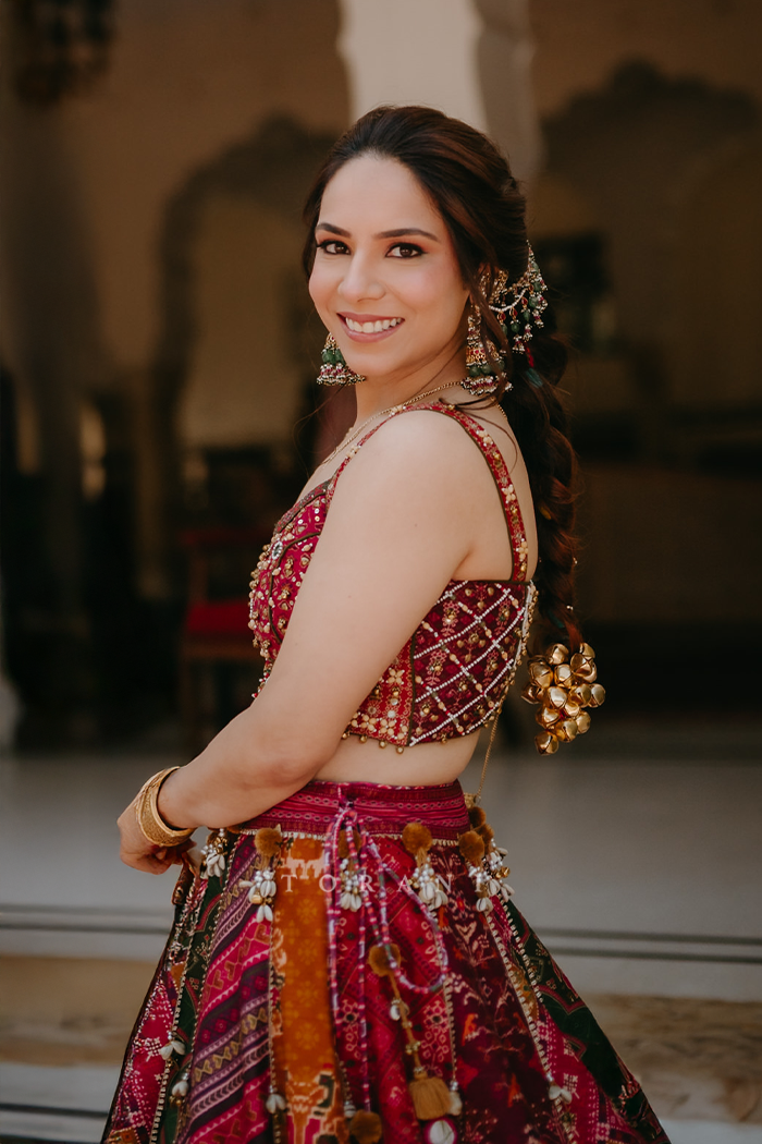 Tanya Mansharamani in our Rangili Meher Lehenga Set