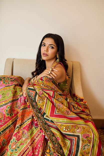 Shriya Pilgaonkar in our Chitrangi Sarika Anarkali Set