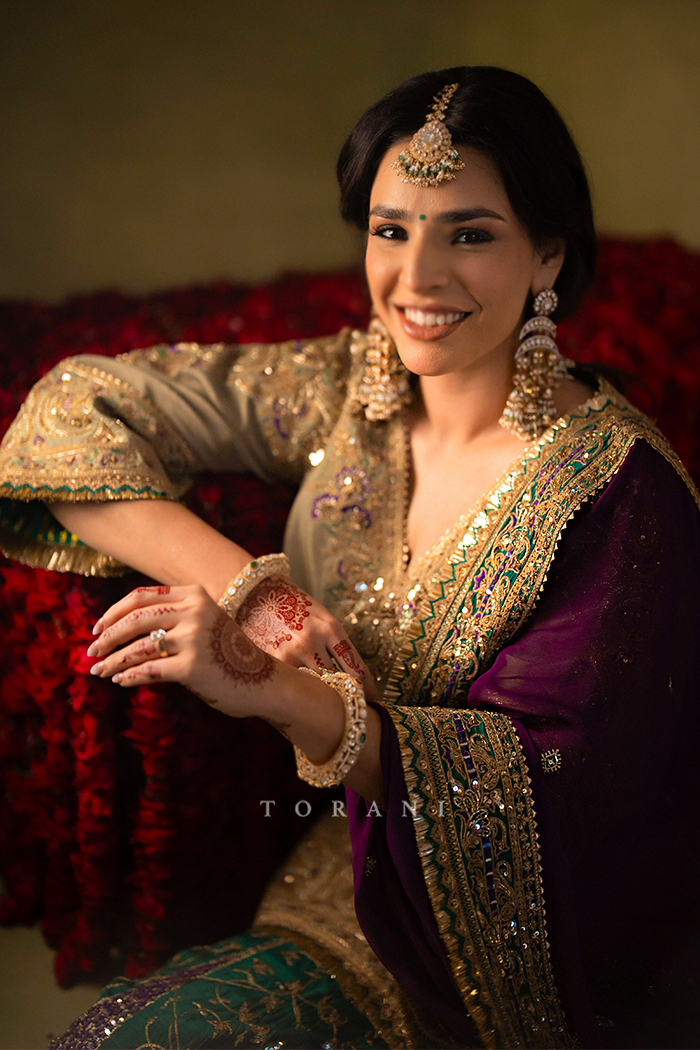 Ashna in our Custom Sabeena Sharara Set