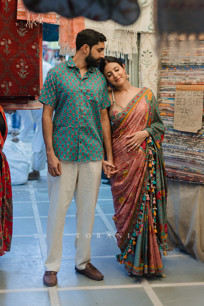 Disha in our Dil Ruba Arsia Azmat Saree Set