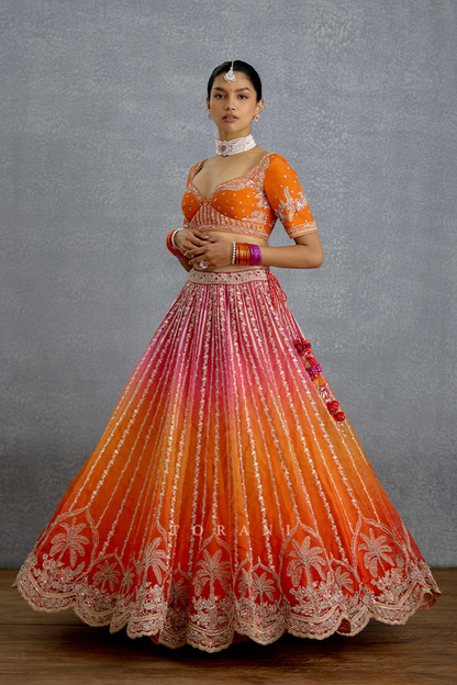 Meera Madhur Lehenga Set