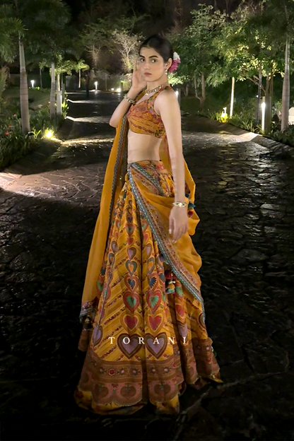 Diya Jaiswani in our Dil Seher Uma Lehenga Set