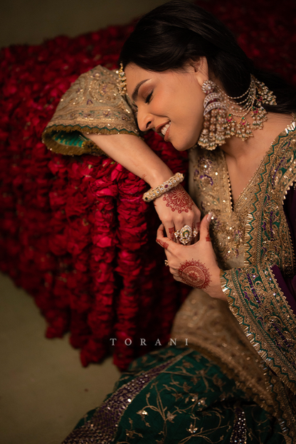 Ashna in our Custom Sabeena Sharara Set
