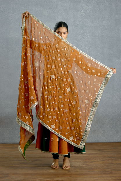 Nooran Sabz Lehar Anarkali Set