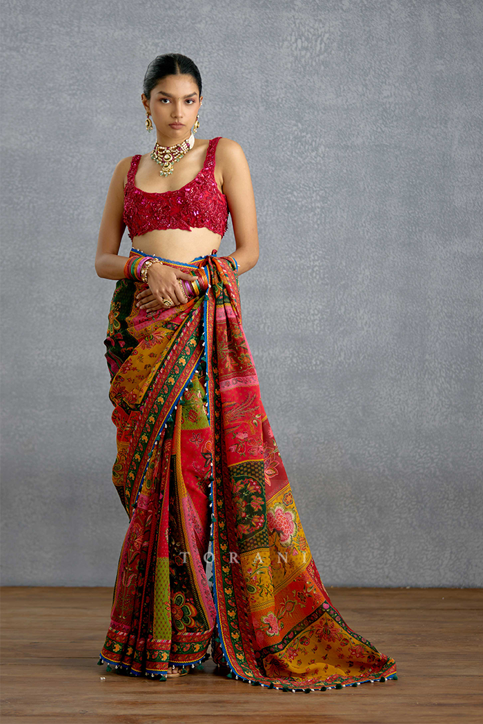 Surkh Pratima Kashish Blouse