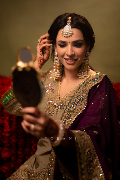 Ashna in our Custom Sabeena Sharara Set