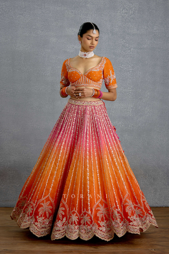 Meera Madhur Lehenga Set