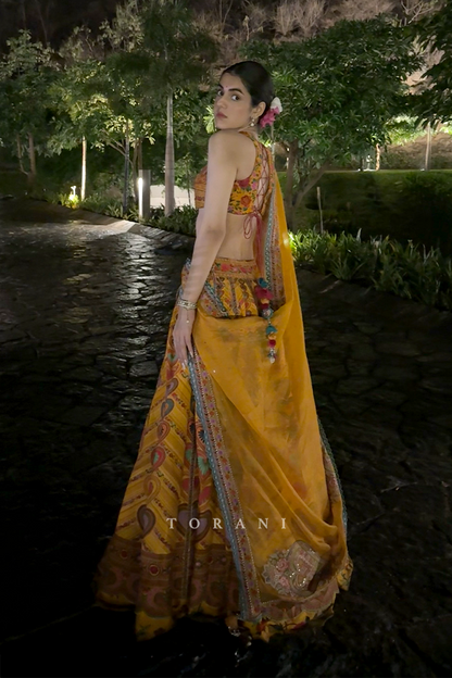 Diya Jaiswani in our Dil Seher Uma Lehenga Set