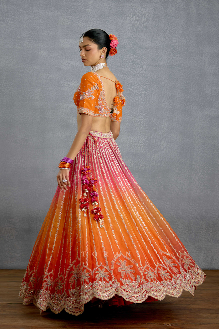 Meera Madhur Lehenga Set