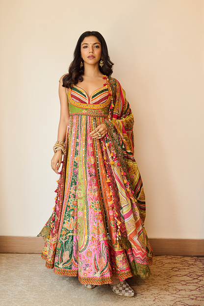 Shriya Pilgaonkar in our Chitrangi Sarika Anarkali Set