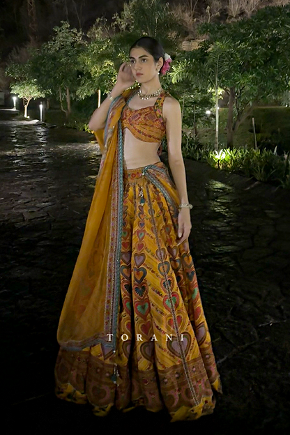 Diya Jaiswani in our Dil Seher Uma Lehenga Set
